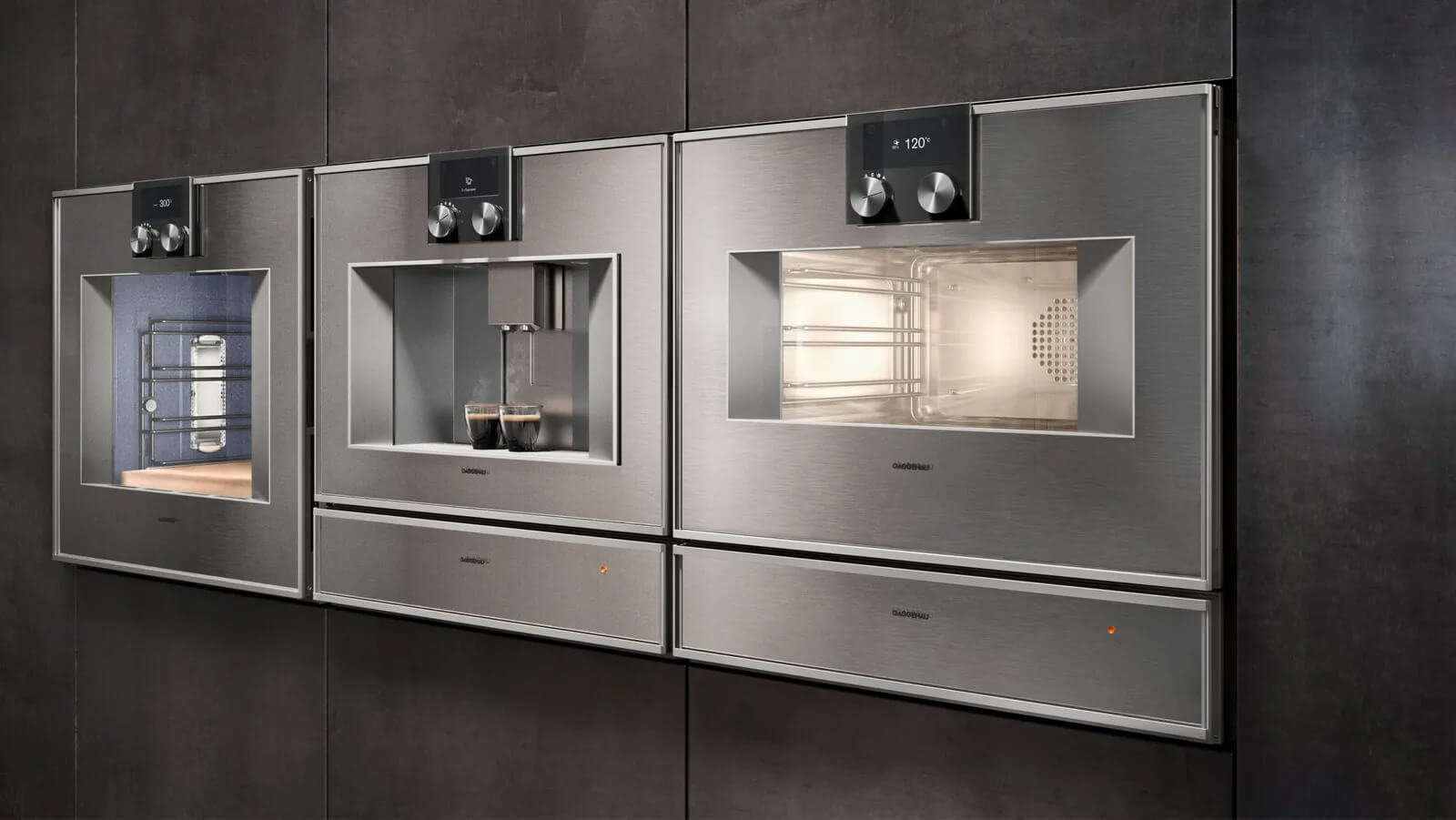 Gaggenau-Elektrogeraete-Edelstahl-eingebaut