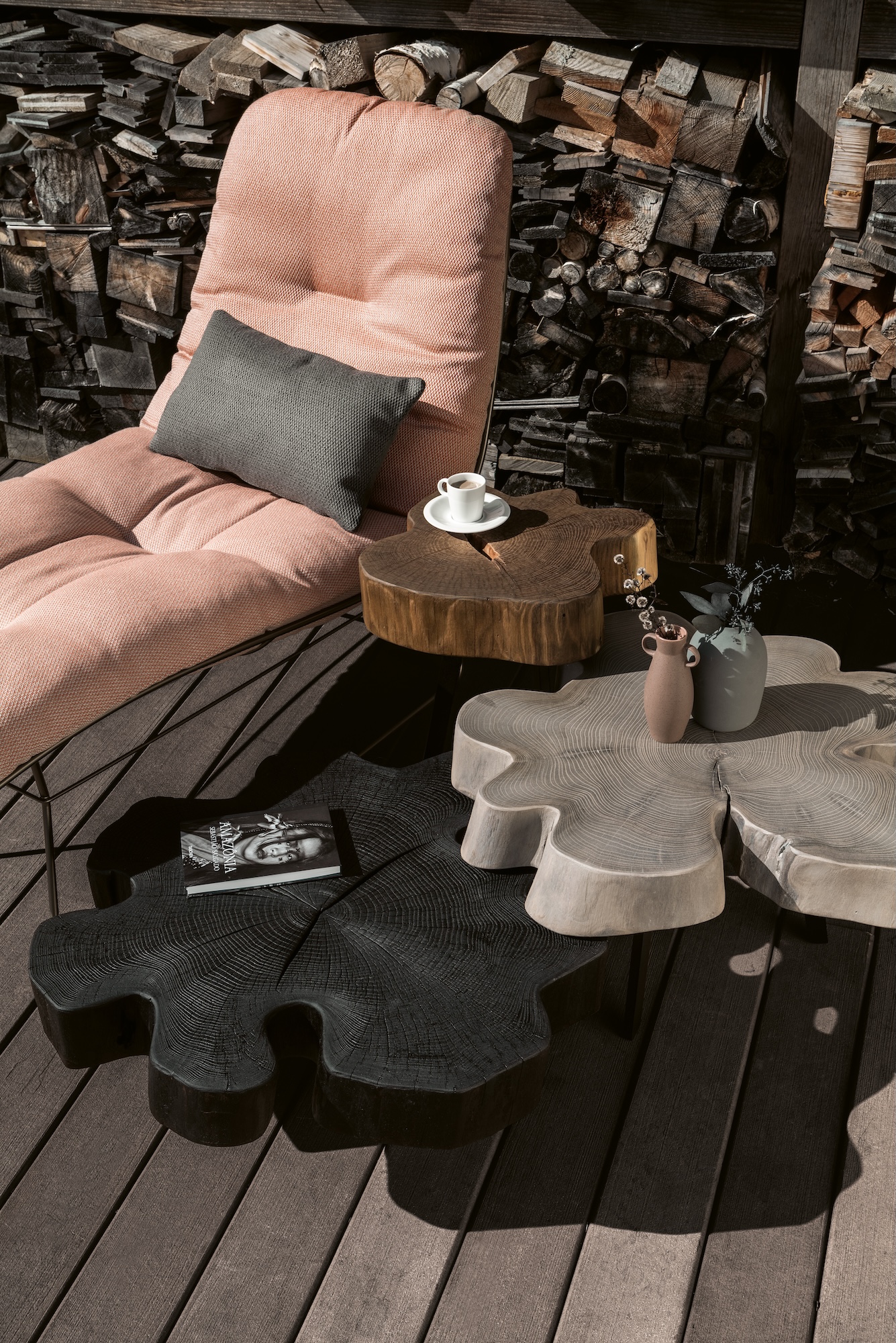 Janua Outdoor Beistelltisch Holz